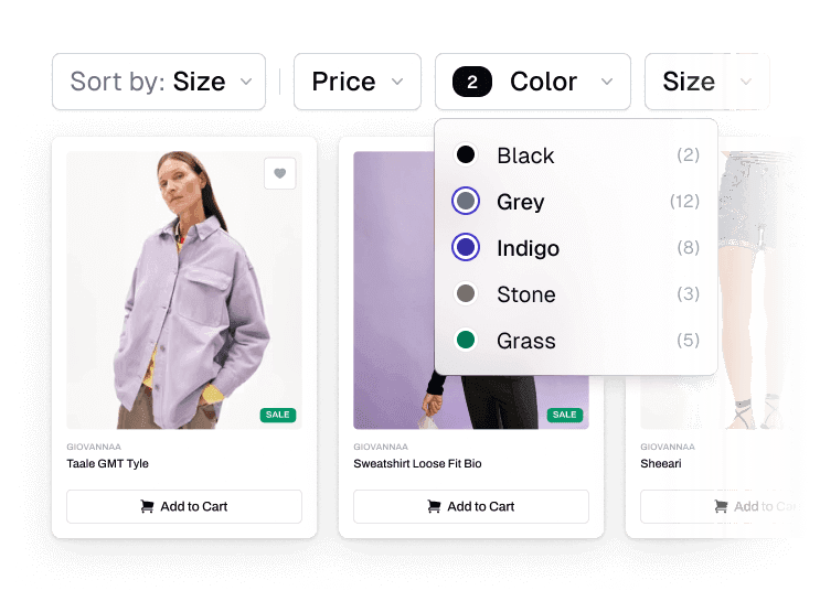 Powerful rollups & filters